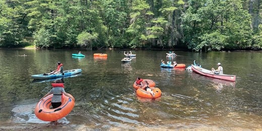 Boating and Fishing on the Suncook River